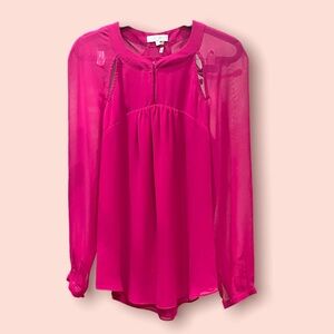 1. State magenta blouse